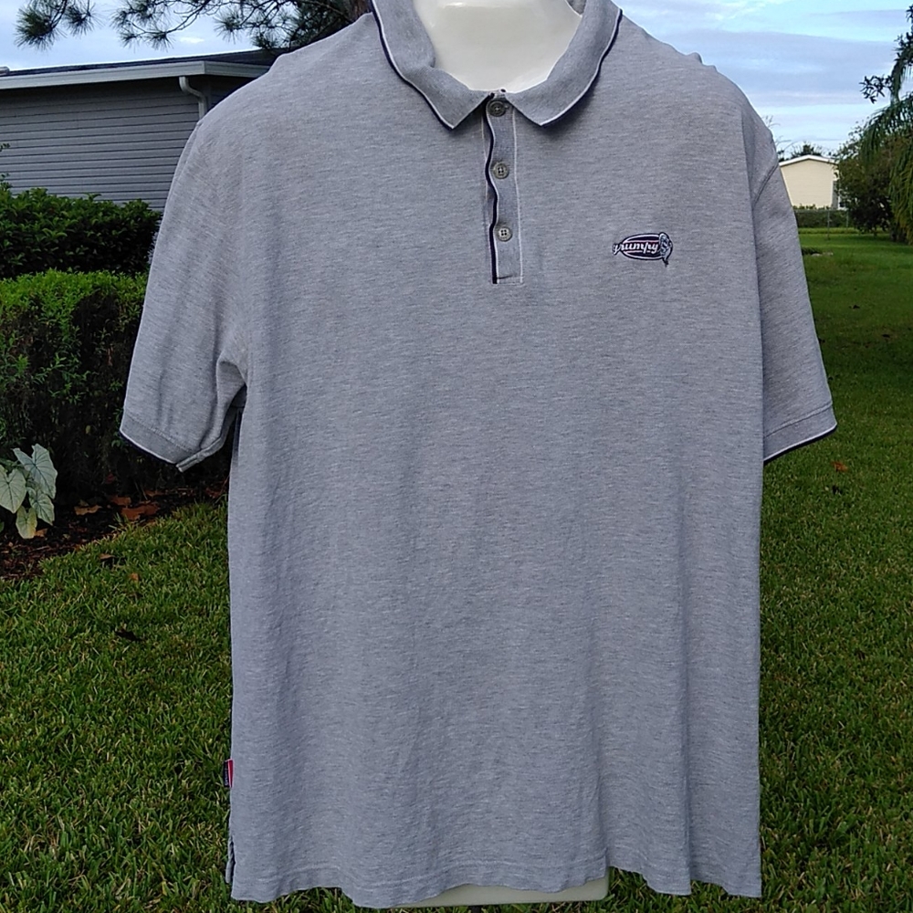 Disney Store Grumpy Grey Polo Men's XXL- BLEMMISH